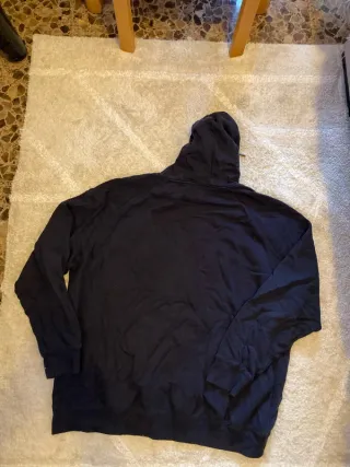 Sudadera Oliver Negra Roja Y2K Retro Baggy