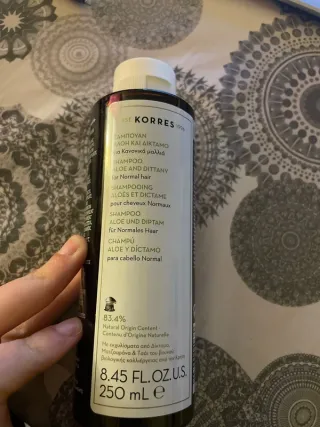 Champú Korres Aloe y Dictamo Natural