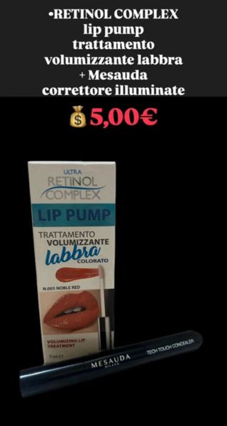 Mesauda Lip Pump e Correttore Tech Touch