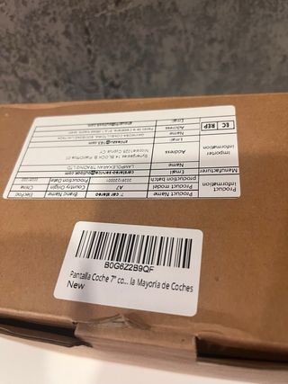 Pantalla Coche 7 Carplay Android Auto Inalámbrico