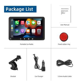 Pantalla Coche 7 Carplay Android Auto Inalámbrico