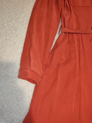 Vestido camisero Merletti Teja