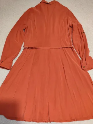 Vestido camisero Merletti Teja