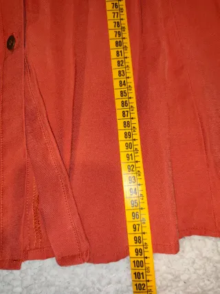 Vestido camisero Merletti Teja