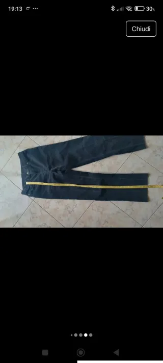 Pantaloni Levi's in velluto grigio