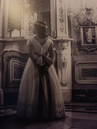 Vestido Comunión Niña Amaya Blanco Rosa