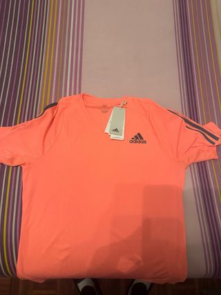 Camiseta deportiva Adidas naranja