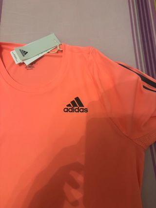 Camiseta deportiva Adidas naranja