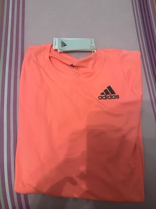 Camiseta deportiva Adidas naranja