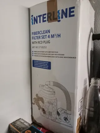 Filtro Interline Fiberclean 4m³/h con RCD