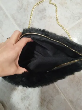 Bolso pelo negro sin estrenar