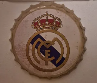 Chapa del Real Madrid para la pared