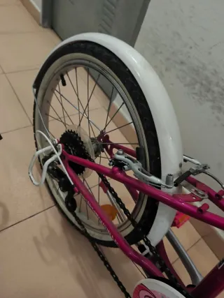 Bicicleta niña rosa BTWIN