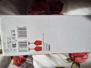 2 Calici Rossi in Vetro