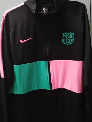 Chaqueta F.C. Barcelona Nike Rosa-Verde