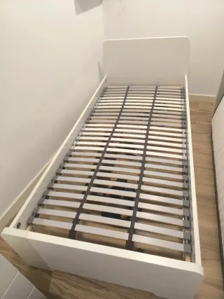 Cama infantil blanca modelo Askvoll