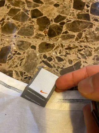 Camiseta Nike deportiva blanca Talla M