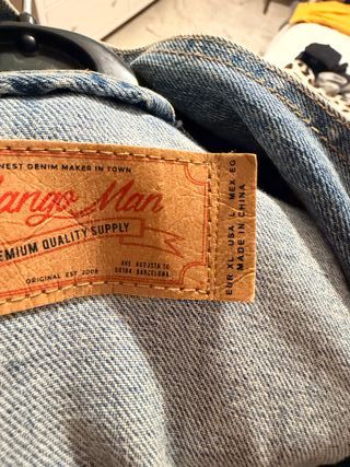 Chaqueta vaquera Mango Man talla XL – denim clásic