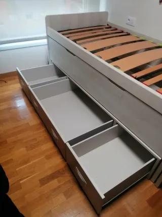 Cama nido con cajonera
