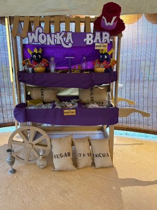 Alquiler Candy Bar madera eventos/ Mesa Dulces