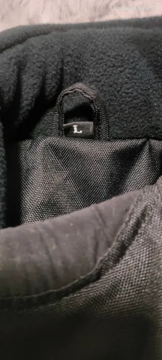 Chaqueta de moto negra