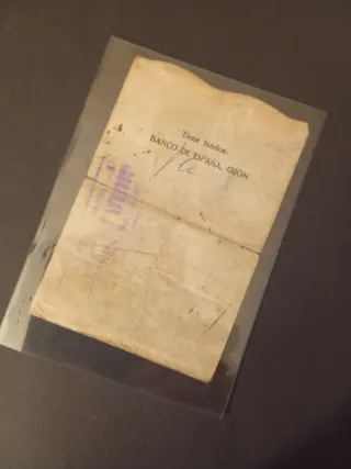 Billete 100 Pesetas Gijón 1936 Raro