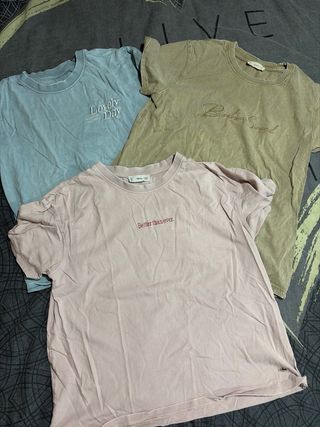 Lote 3 Camisetas Mango