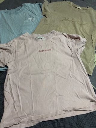 Lote 3 Camisetas Mango
