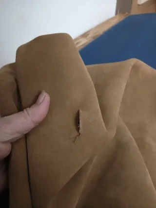 Piel serraje marrón