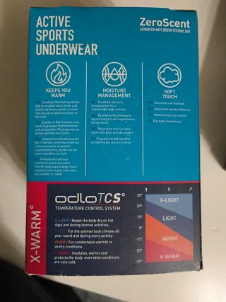 Pantaloni termici Odlo X-Warm Uomo XL