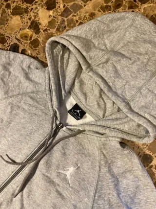Jordan Sudadera Gris Cremallera Logo Jumpman