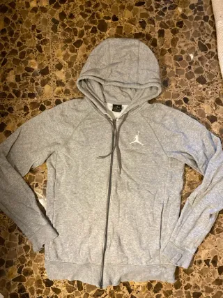 Jordan Sudadera Gris Cremallera Logo Jumpman