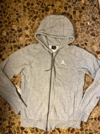 Jordan Sudadera Gris Cremallera Logo Jumpman
