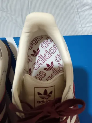 Zapatillas Adidas Samba Beige/Granate