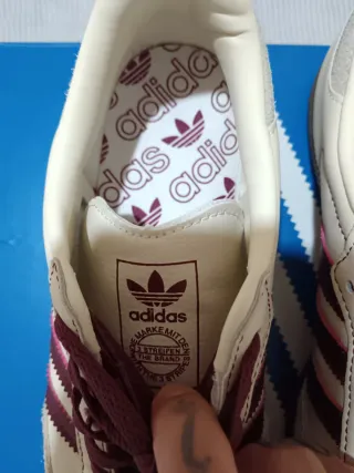 Zapatillas Adidas Samba Beige/Granate