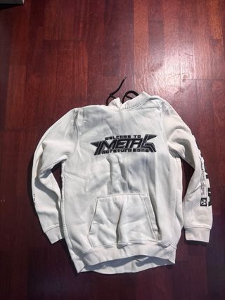 Sudadera Blanca con Estampado