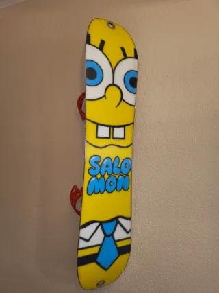 Tabla Snowboard Salomon 100cm Bob Esponja