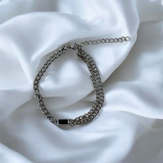 Bracciale Uomo Argento catena