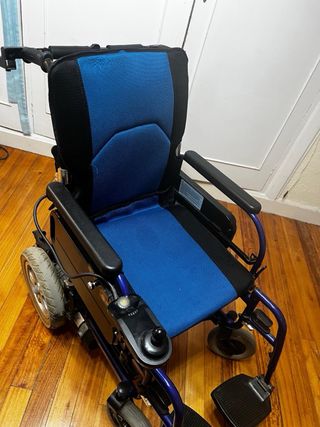 Silla de Ruedas Eléctrica Azul