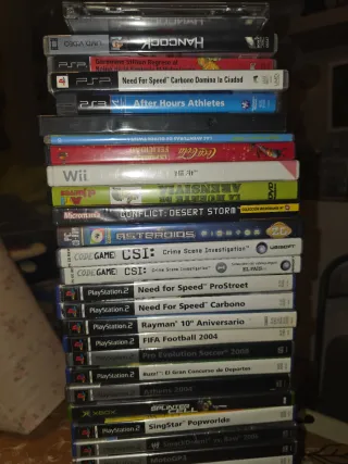 Lote de juegos, dvd y psp, regalo cd de musica