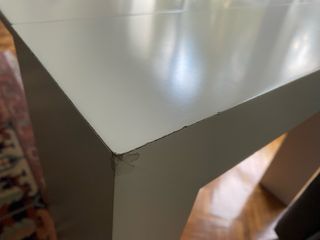 Mesa extensible madera lacada blanco