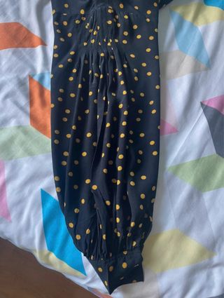 Camisa Mango lunares S manga abullonada