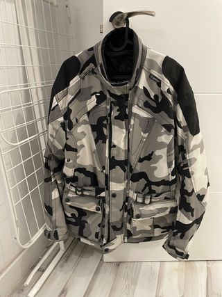 Chaqueta de moto camuflaje