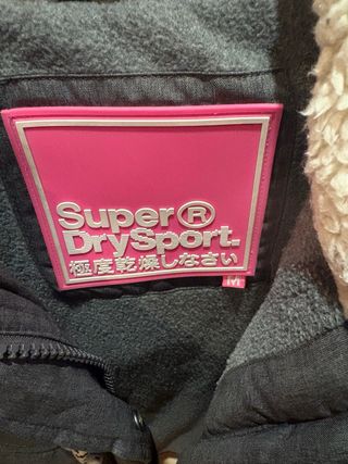 Parka niña gris y rosa Talla M (14/15 años)