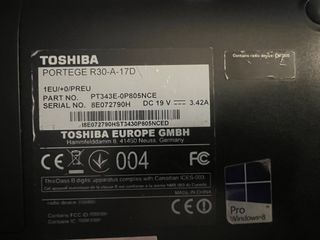 Portátil Toshiba Portege R30-A-17D para piezas