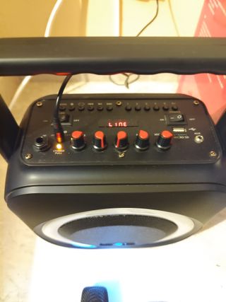 Altavoz Portátil Fonestar BOX-35LED Negro/Morado