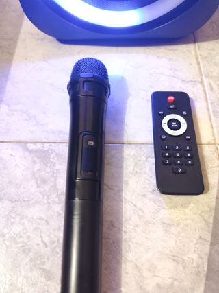 Altavoz Portátil Fonestar BOX-35LED Negro/Morado