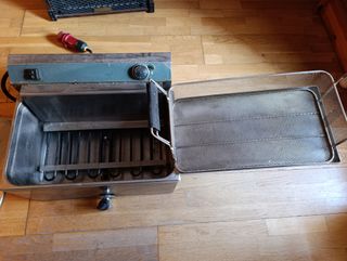 Freidora y calienta platos hostelería