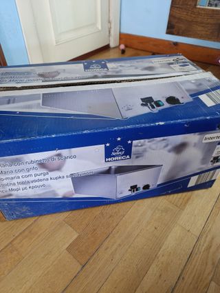 Freidora y calienta platos hostelería