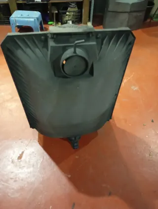 Estufa salamandra de hierro fundido